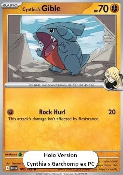 Cynthia's Gible (xDRI 102)