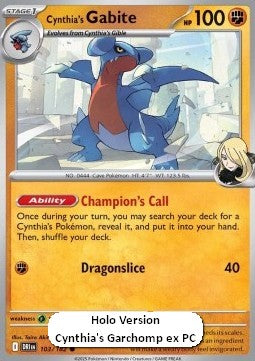 Cynthia's Gabite (xDRI 103)