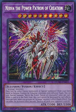 Nerva the Power Patron of Creation (V.1 - Secret Rare)