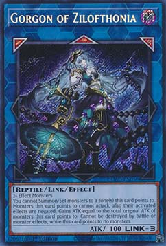 Gorgon of Zilofthonia (V.1 - Secret Rare)