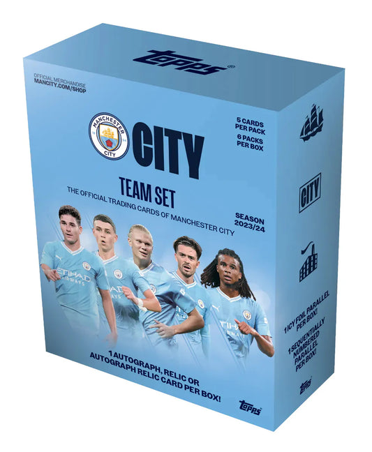 2023/24 Topps Manchester City Team Set Soccer