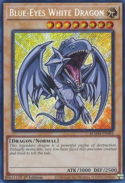 Blue-Eyes White Dragon (V.1 - Secret Rare)