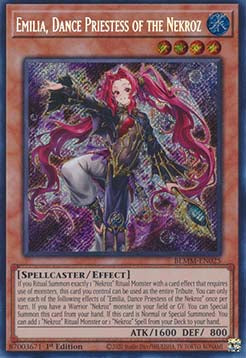 Emilia, Dance Priestess of the Nekroz (V.1 - Secret Rare)