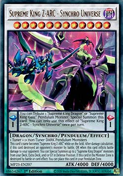 Supreme King Z-ARC - Synchro Universe