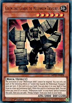 Golem that Guards the Millennium Treasures
