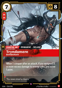 Tryndamere, Barbarian