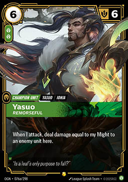 Yasuo, Remorseful (V.2 - Showcase)