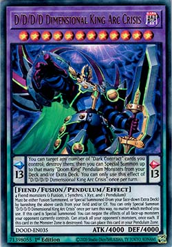D/D/D/D Dimensional King Arc Crisis (V.1 - Ultra Rare)
