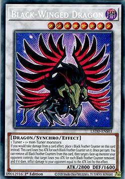 Black-Winged Dragon (V.1 - Secret Rare)
