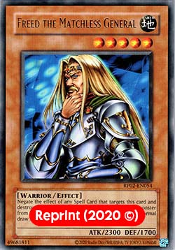 Freed the Matchless General (V.2 - Rare)
