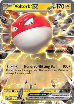 Voltorb ex (ASC 058)
