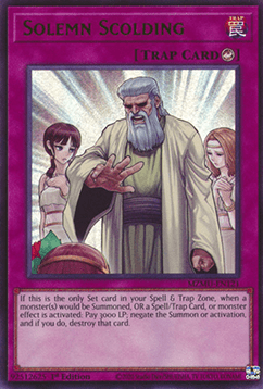 Solemn Scolding