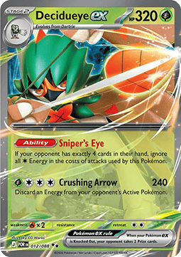 Decidueye ex (POR 012)