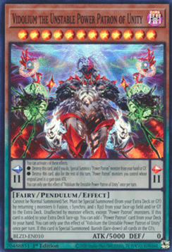 Vidolium the Unstable Power Patron of Unity