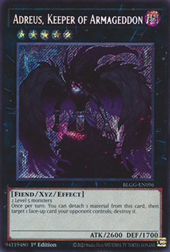 Adreus, Keeper of Armageddon (V.1 - Secret Rare)