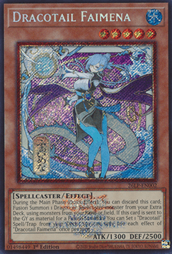 Dracotail Faimena (V.5 - Secret Rare)