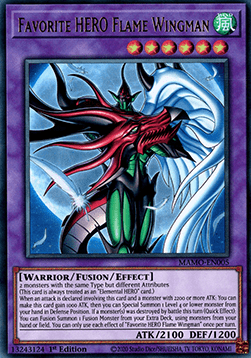 Favorite HERO Flame Wingman (V.1 - Ultra Rare)