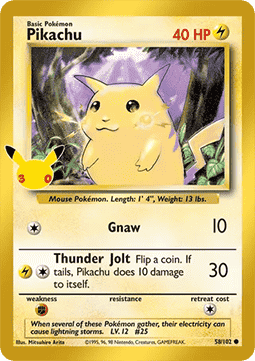 Pikachu (30C BS 58)