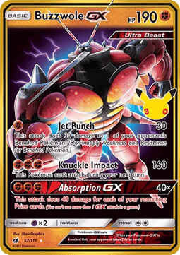 Buzzwole GX (30C CIN 57)