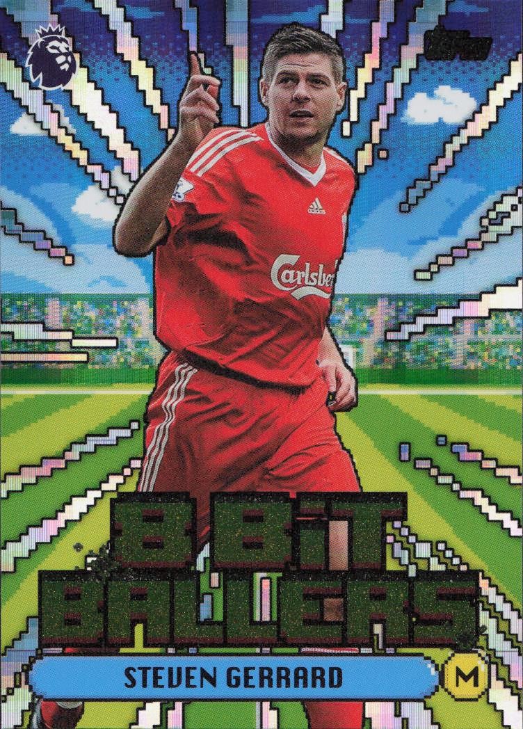 Steven Gerrard Topps Premier League Flagship 8-Bit Ballers Liverpool 8B12 2026-27