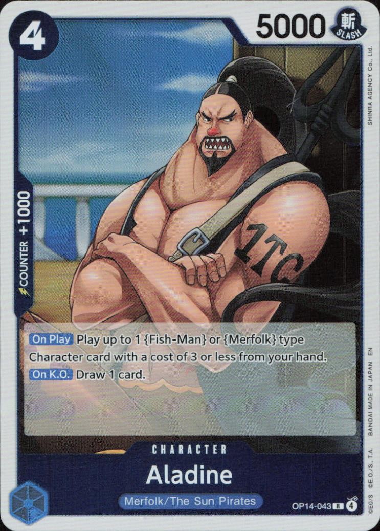Aladine Foil R The Azure Sea's Seven OP14-043 NM