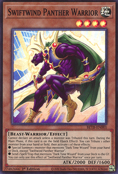 Swiftwind Panther Warrior (V.1 - Super Rare)