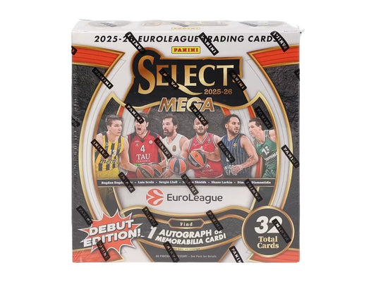 2025/26 Panini Select EuroLeague Basketball Mega Hobby Box