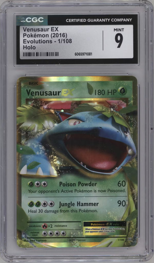 Venusaur EX (EVO 1)(GRADED)(CGC)