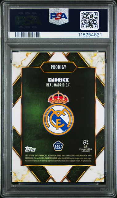Endrick Rookie Numbered /99 Topps Deco (GRADED)(PSA)