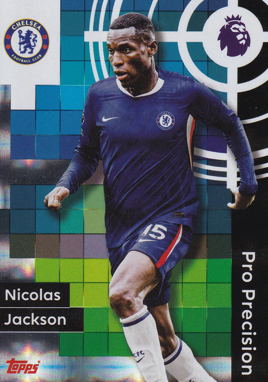 Nicolas Jackson Pro Precision Topps Premier League 2025/2026 Chelsea 25/26 # 406