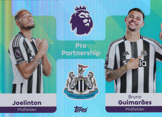 Guimaraes Joelinton Pro Partnership Topps Premier League 2025/2026 25/26 # 374