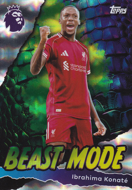 Ibrahima Konate Liverpool Beast Mode - Topps Premier League