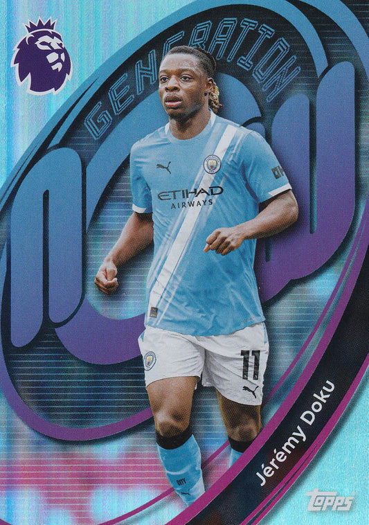 Jeremy Doku Topps Premier League 2026 Generation Now