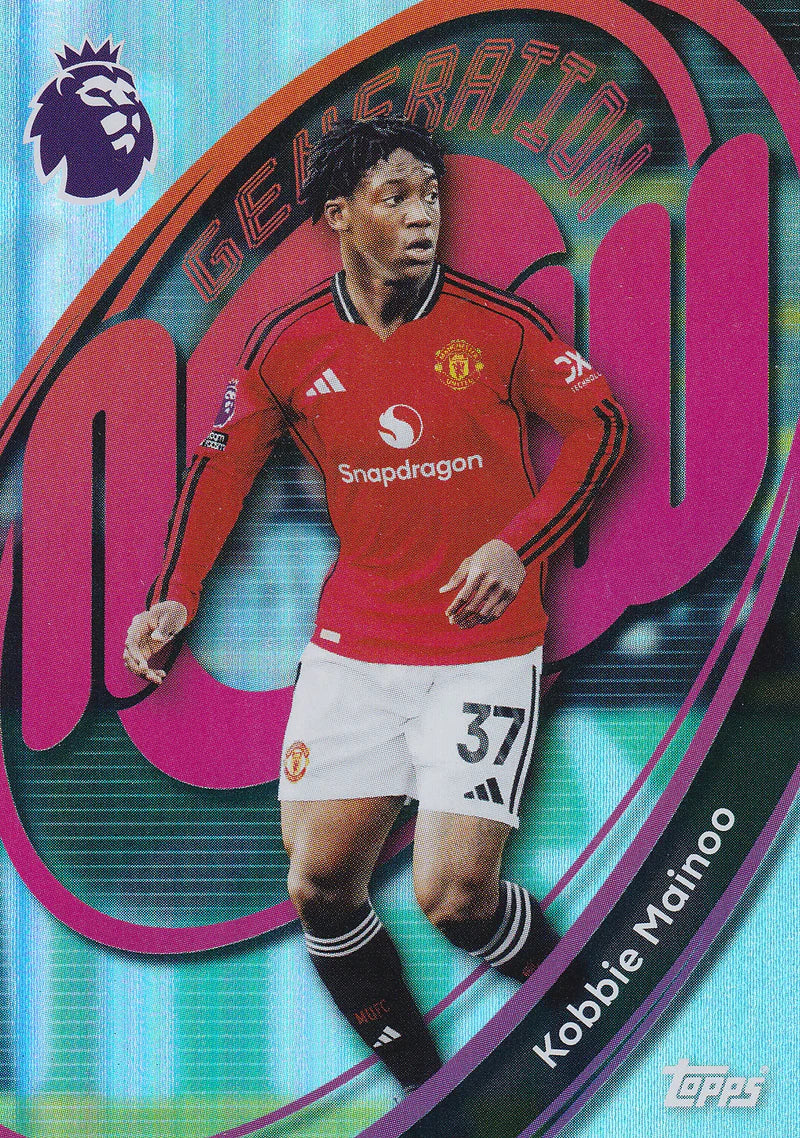 Kobbie Mainoo 2025-26 Topps Premier League Generation Now