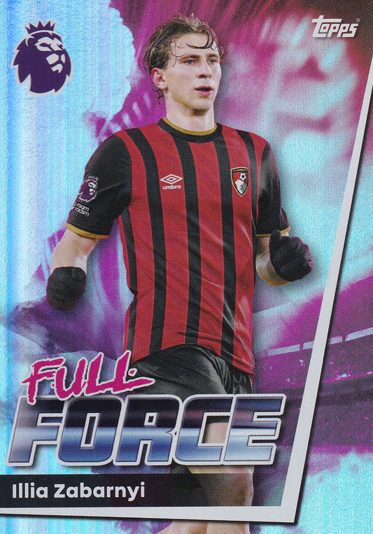 Illia Zabarnyi Topps Premier League 2025/2026 Bournemouth 25/26 Full Force # 53