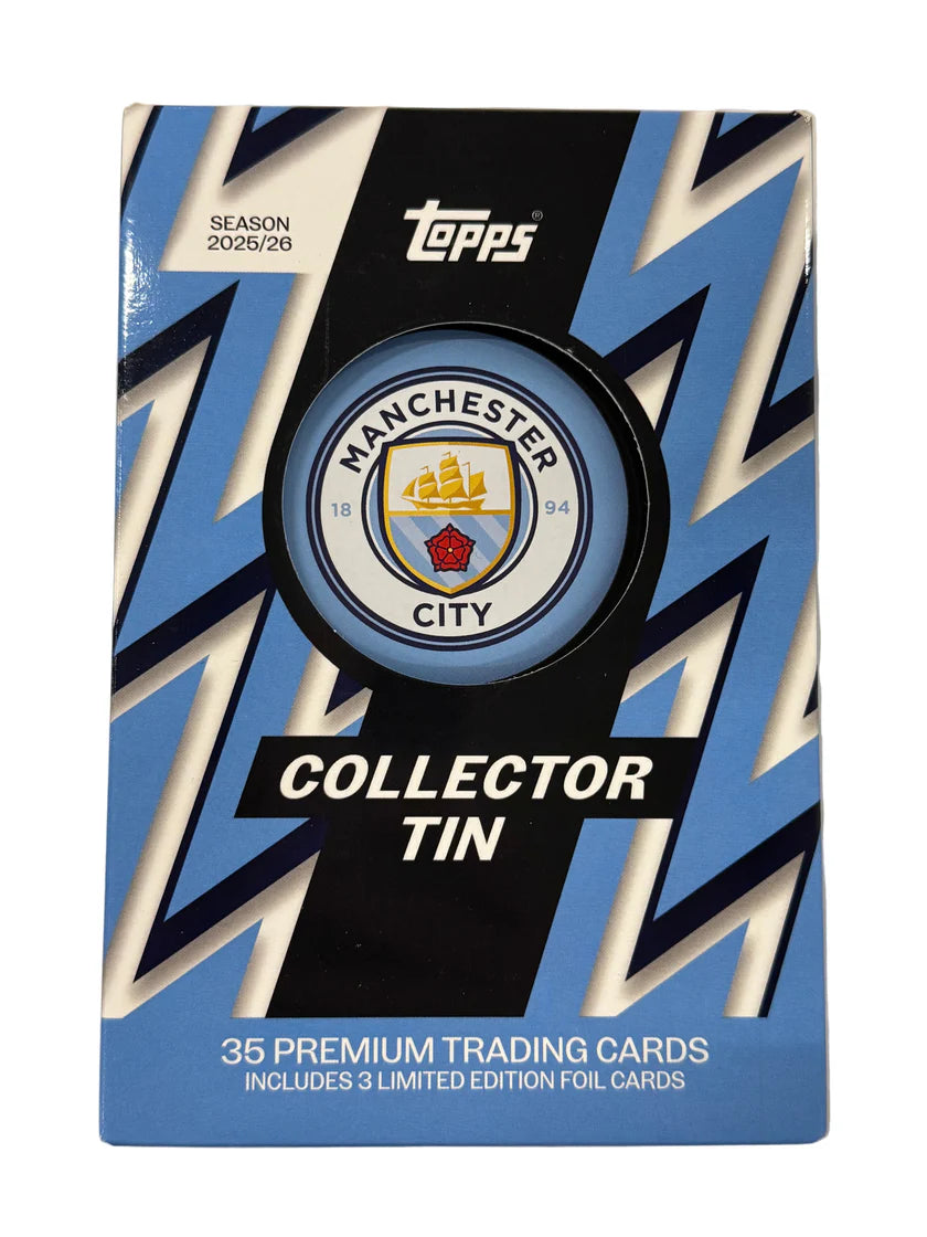 2025/26 Topps Manchester City Soccer Collector Tin