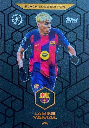Lamine Yamal Black Edge Edition TOPPS Match Attax 25/26 Card # BE 3
