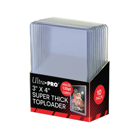Ultra PRO Super Thick Toploaders 120PT - 10x