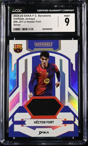 Hector Fort Player-Worn Patch Numbered /75 Daka Ineffable (GRADED)(CGC)