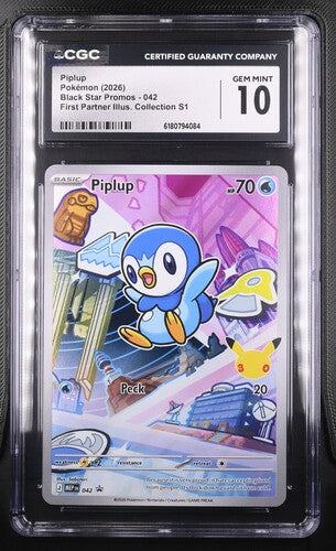 Piplup (MEP 042)(GRADED)(CGC)