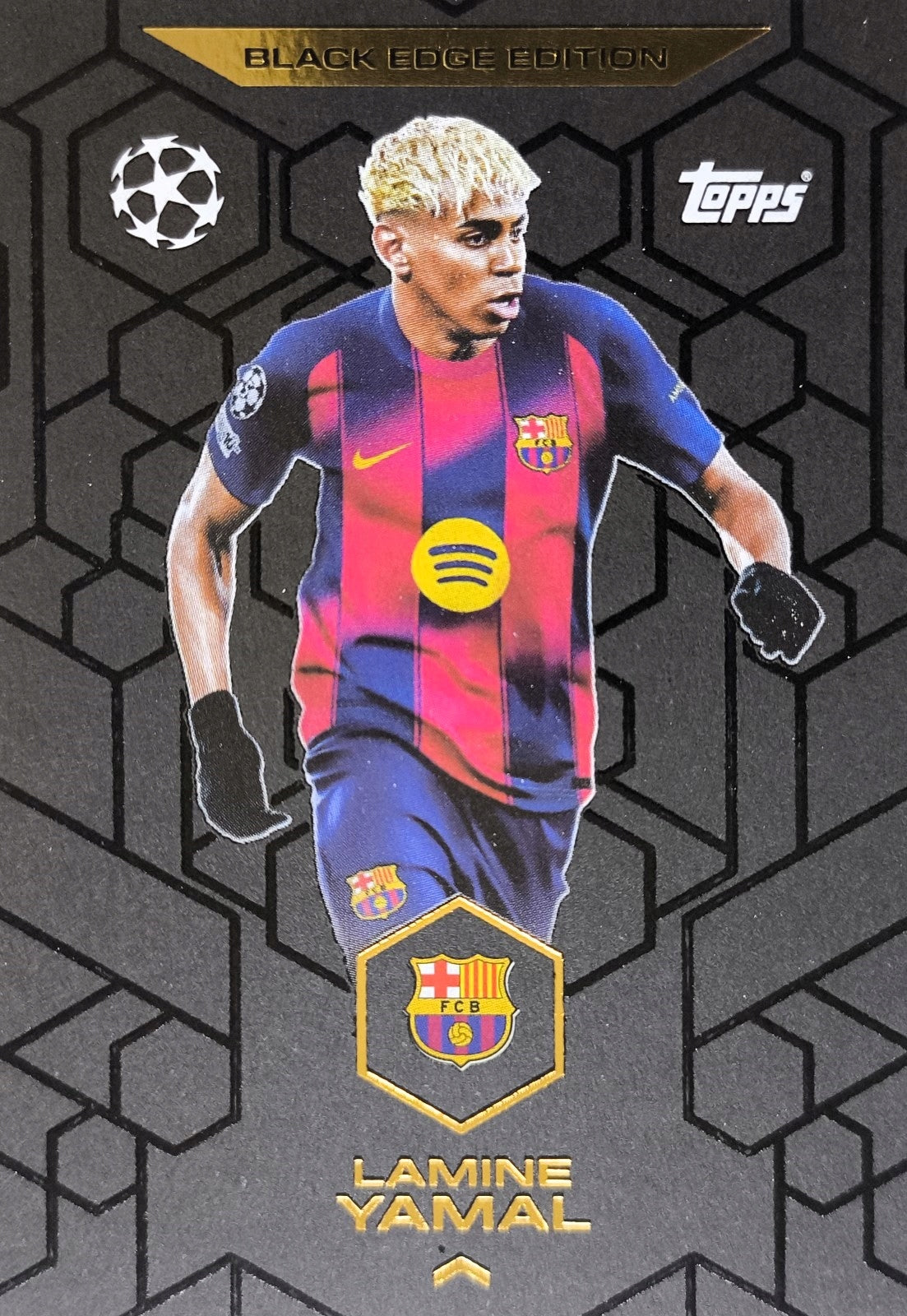 Lamine Yamal Black Edge Edition Barcelona BE3 Match Attax 25/26
