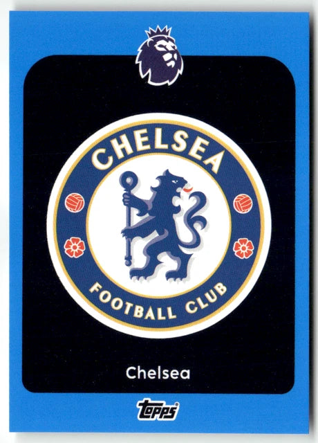 Chelsea Badge Blue Parallel TOPPS PREMIER LEAGUE Debut Edition 2026