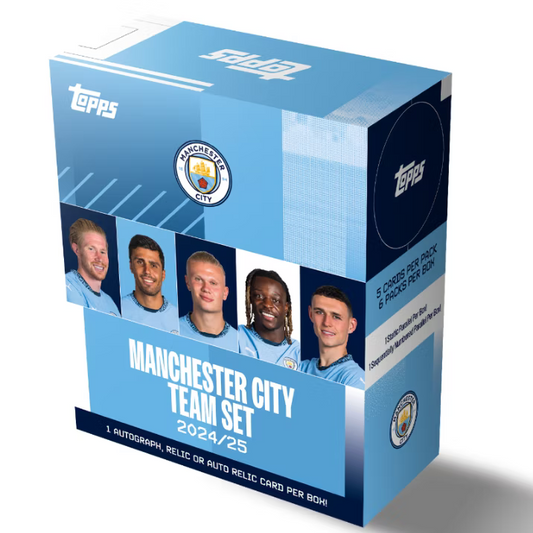 2024-25 Topps Manchester City FC Team Set Box