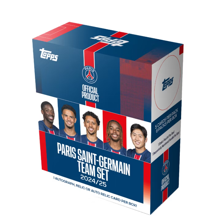 2024-25 Topps Paris Saint Germain Team Set Box