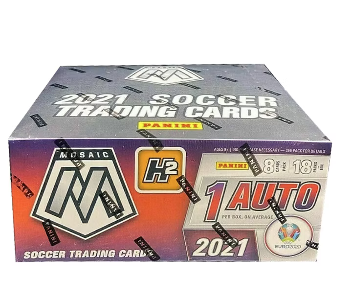 2020-21 Panini Mosaic UEFA Euro Soccer H2 Hobby Box