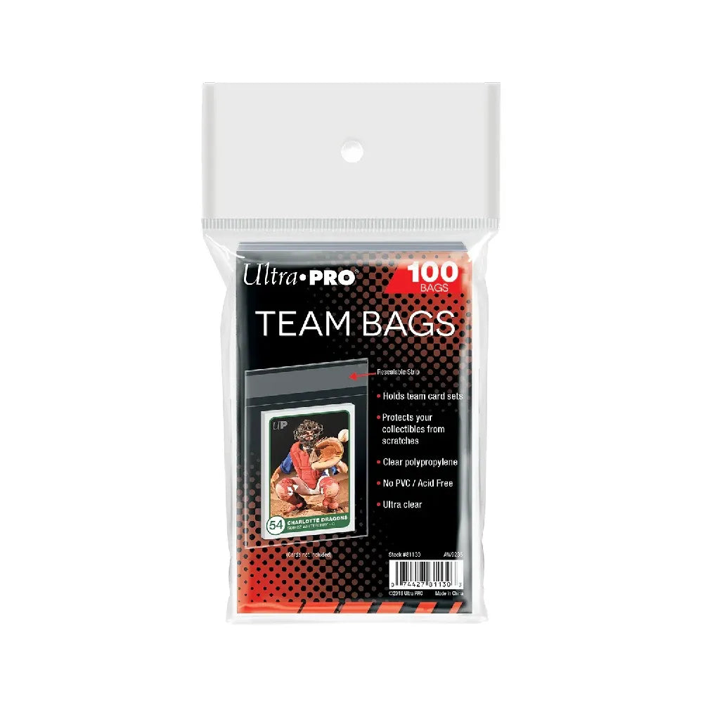 100 Ultra PRO Resealable Team Bags