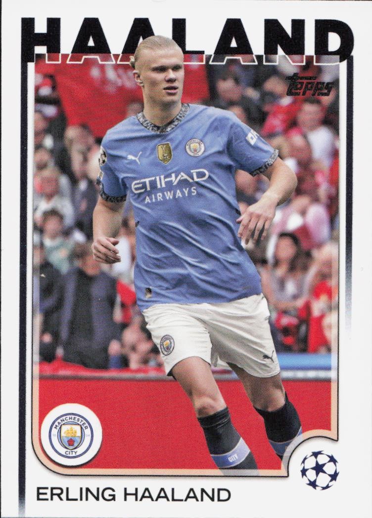 Erling HaalandTopps UEFA Club Competitions Manchester City 9 2024-25