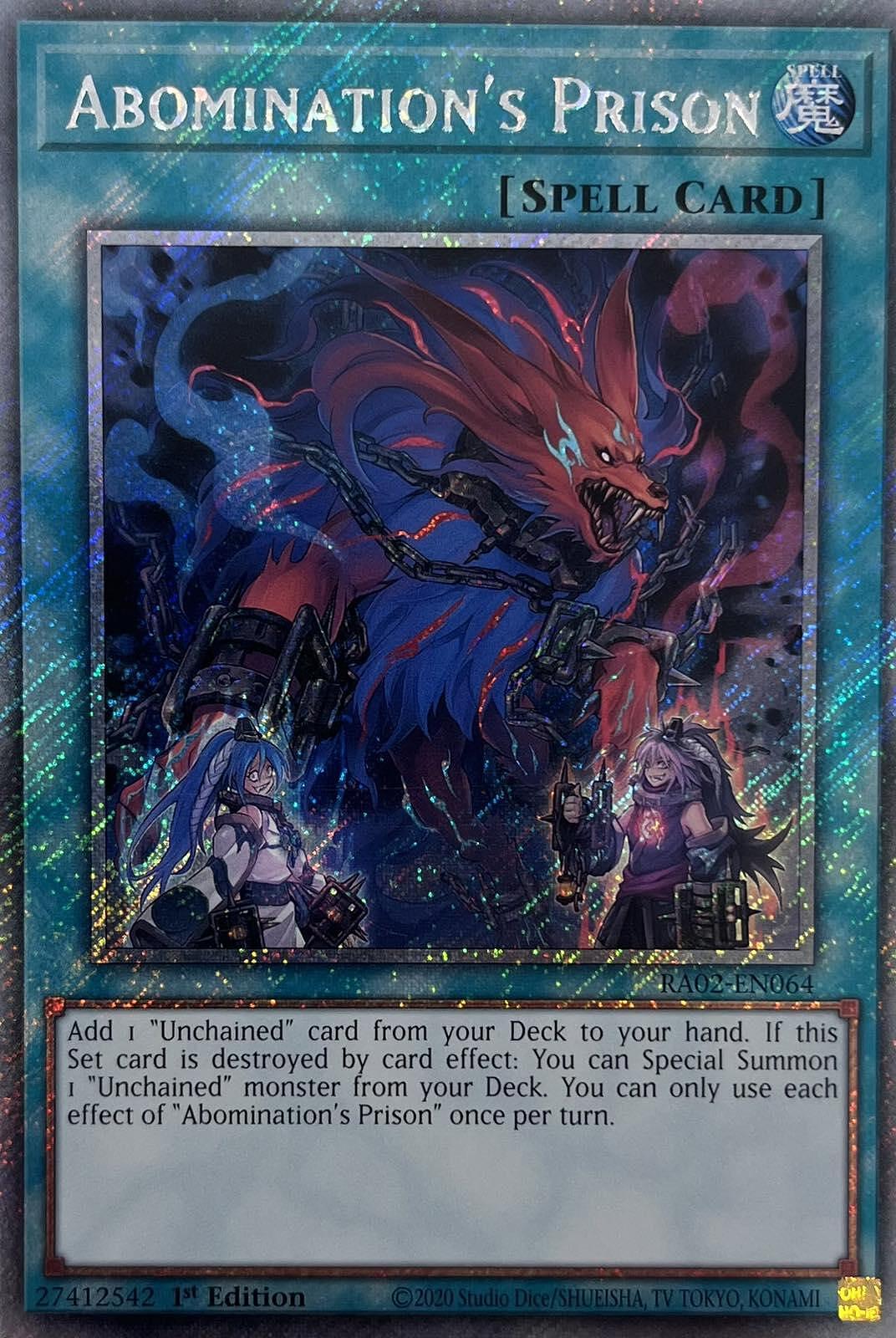 Abomination's Prison (V.4 - Platinum Secret Rare)