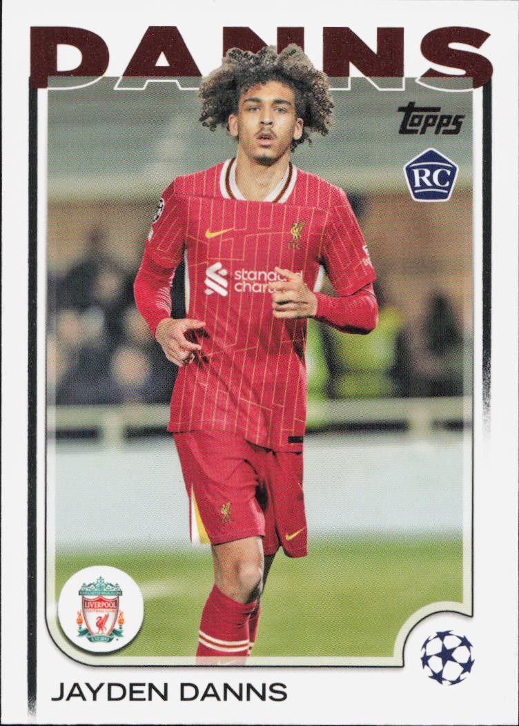 Jayden DannsTopps UEFA Club Competitions Liverpool 193 2024-25