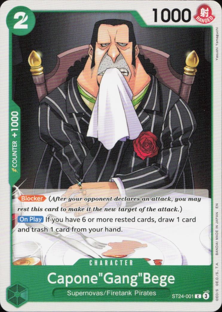 Capone"Gang"Bege C ST-24: Starter Deck 24 GREEN Jewelry Bonney ST24-001 NM